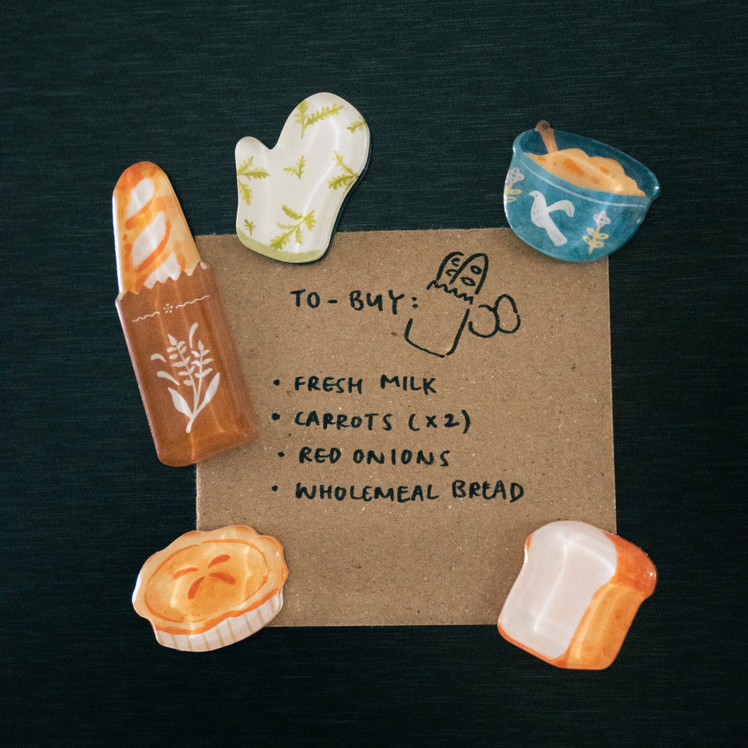 Mini Magnet Set | Bakery