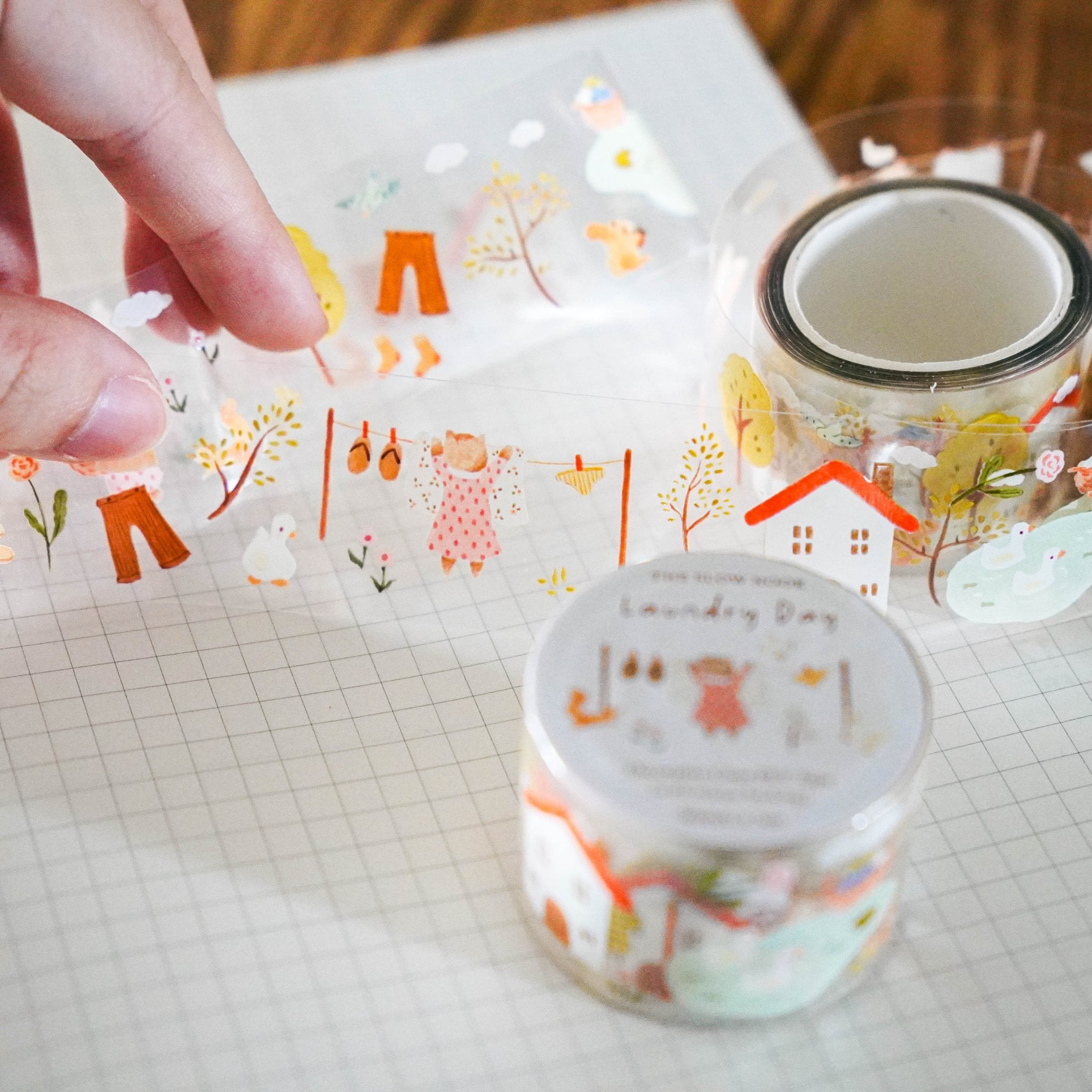 30mm Clear Tape | Laundry Day