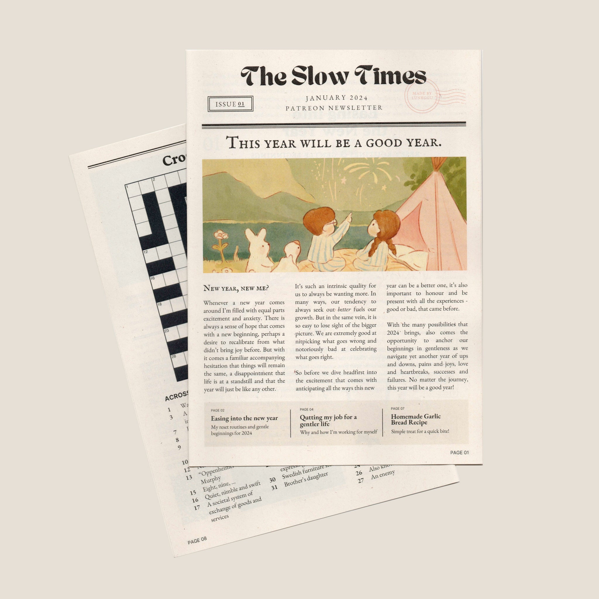 The Slow Times | Issue 01: Easing Into A New Year