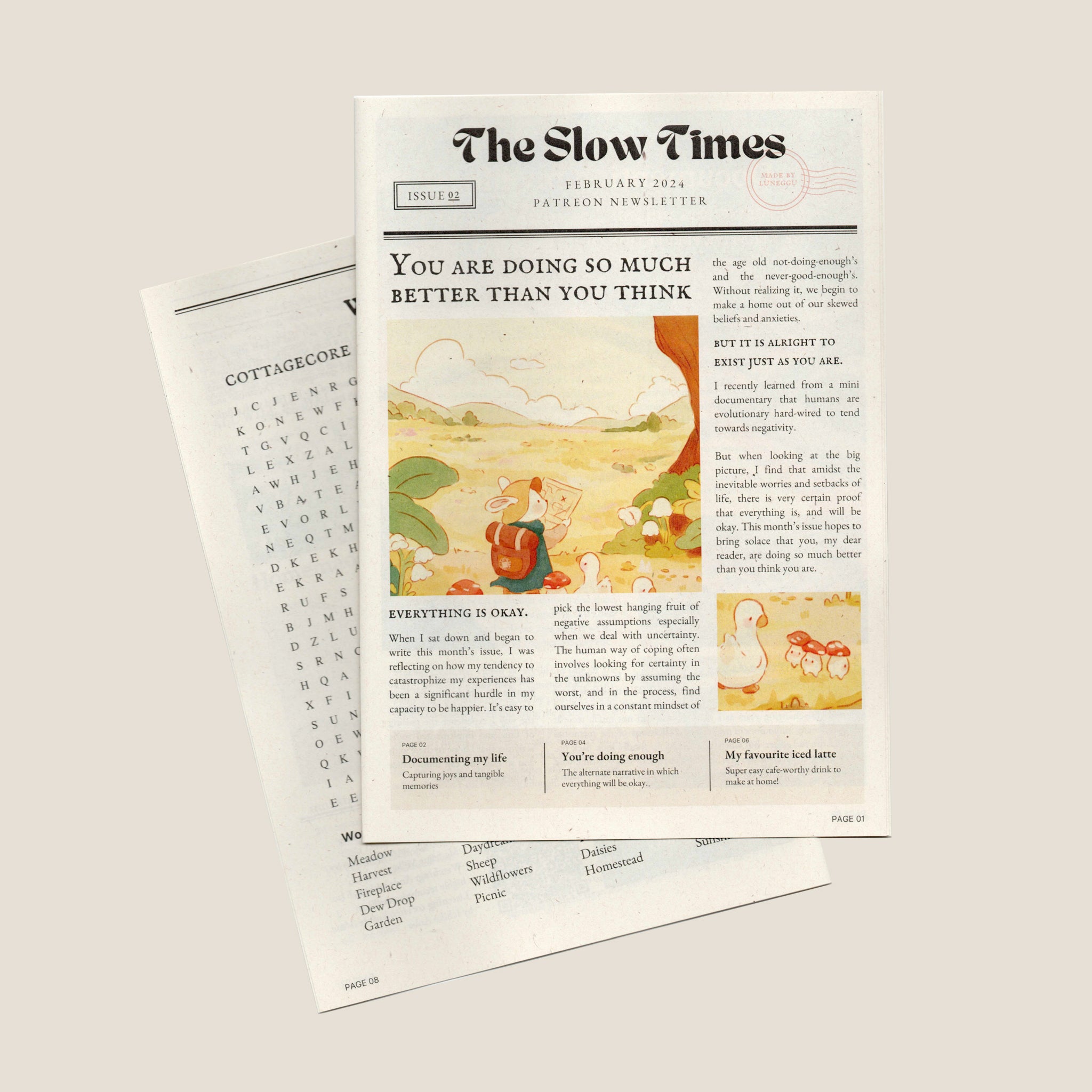 The Slow Times | Issue 02: You Are Doing Enough