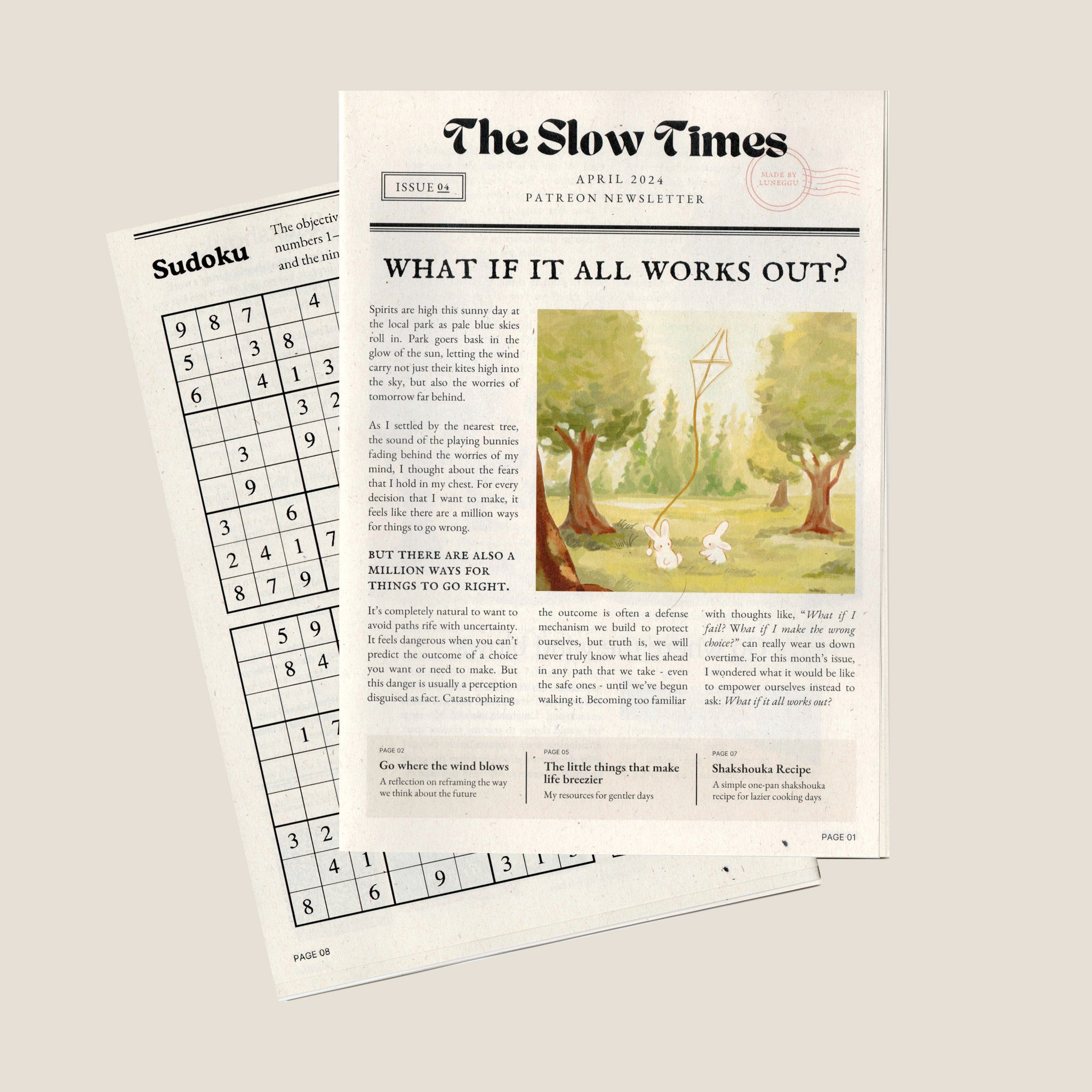 The Slow Times | Issue 04: What if it all works out?