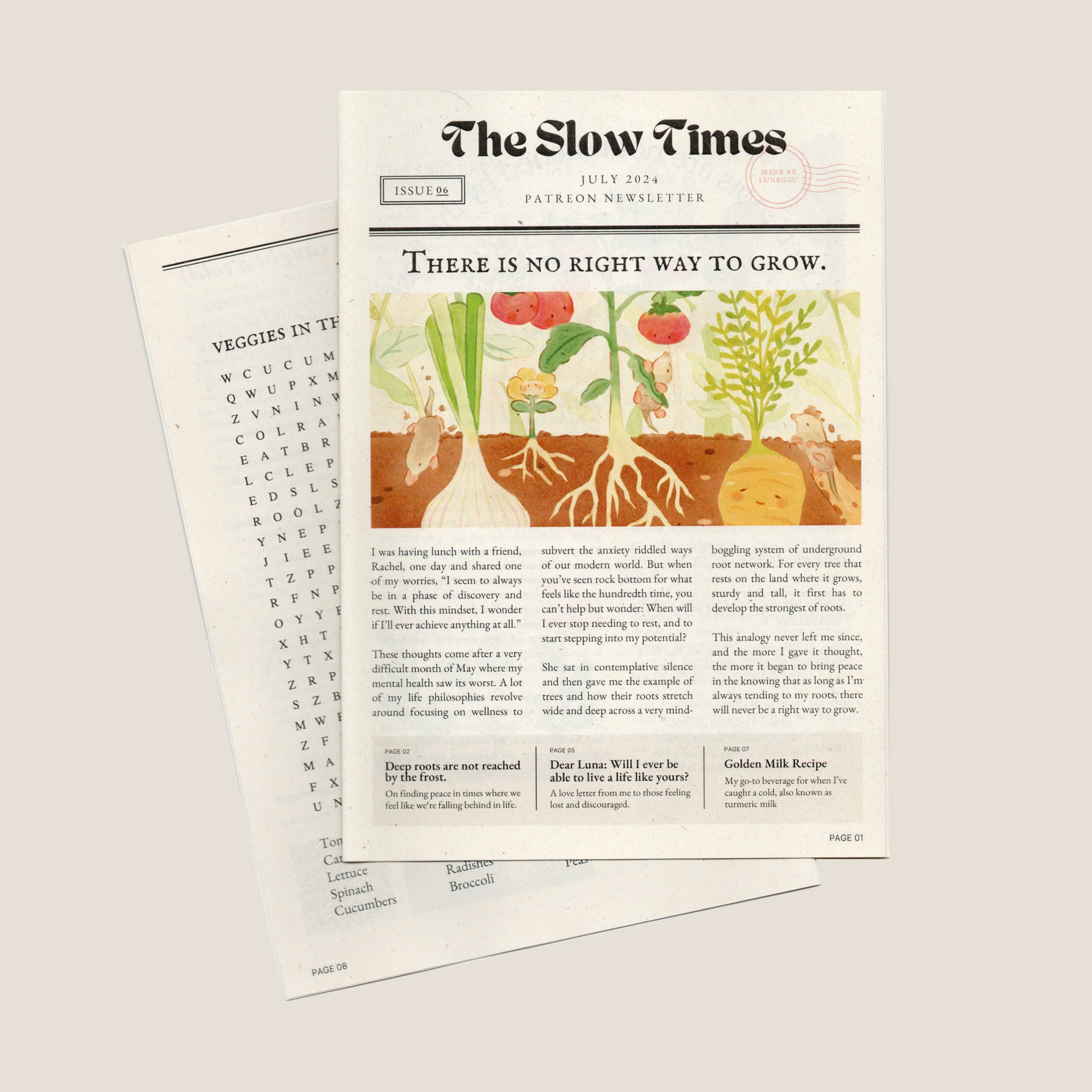 The Slow Times | Issue 06: No Right Way To Grow