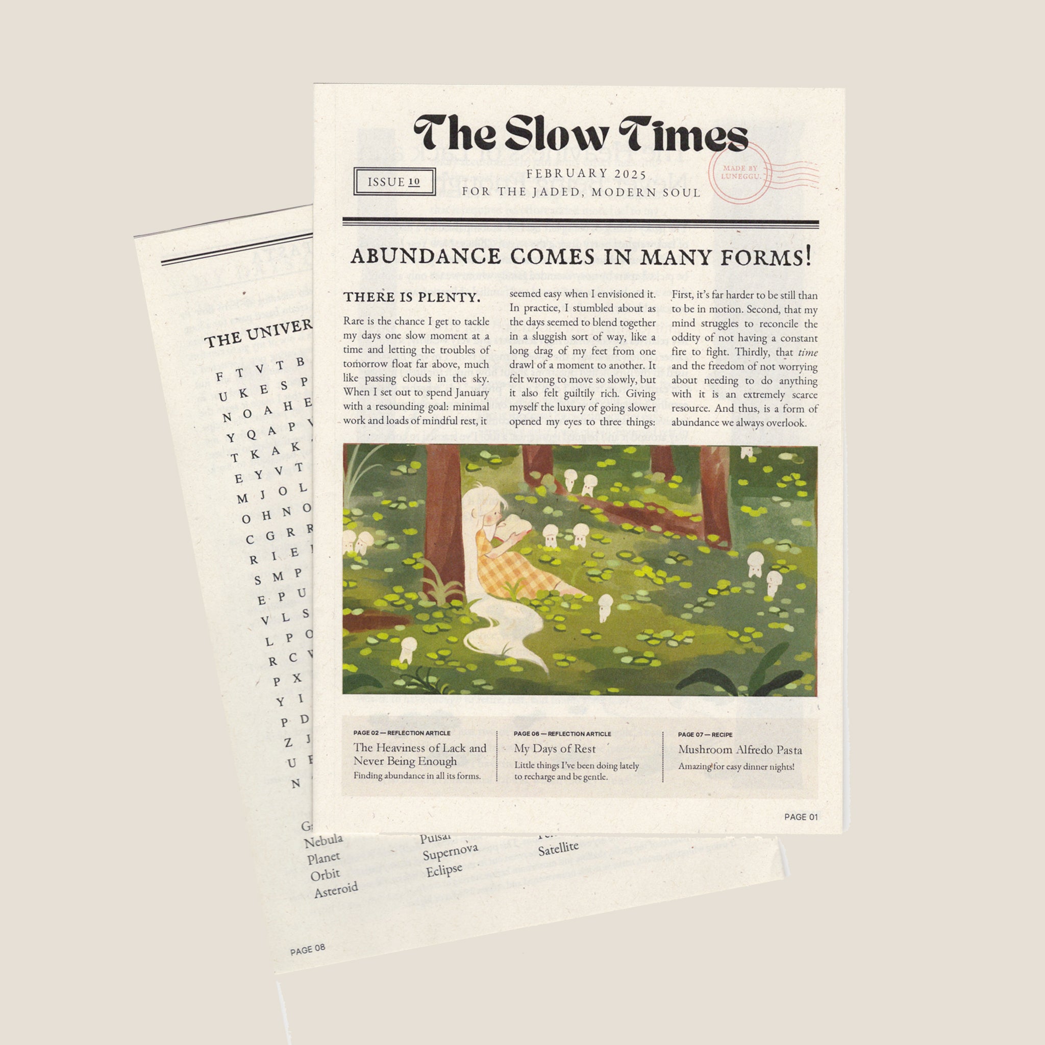 The Slow Times | Issue 10: Abundance Comes in Many Forms!