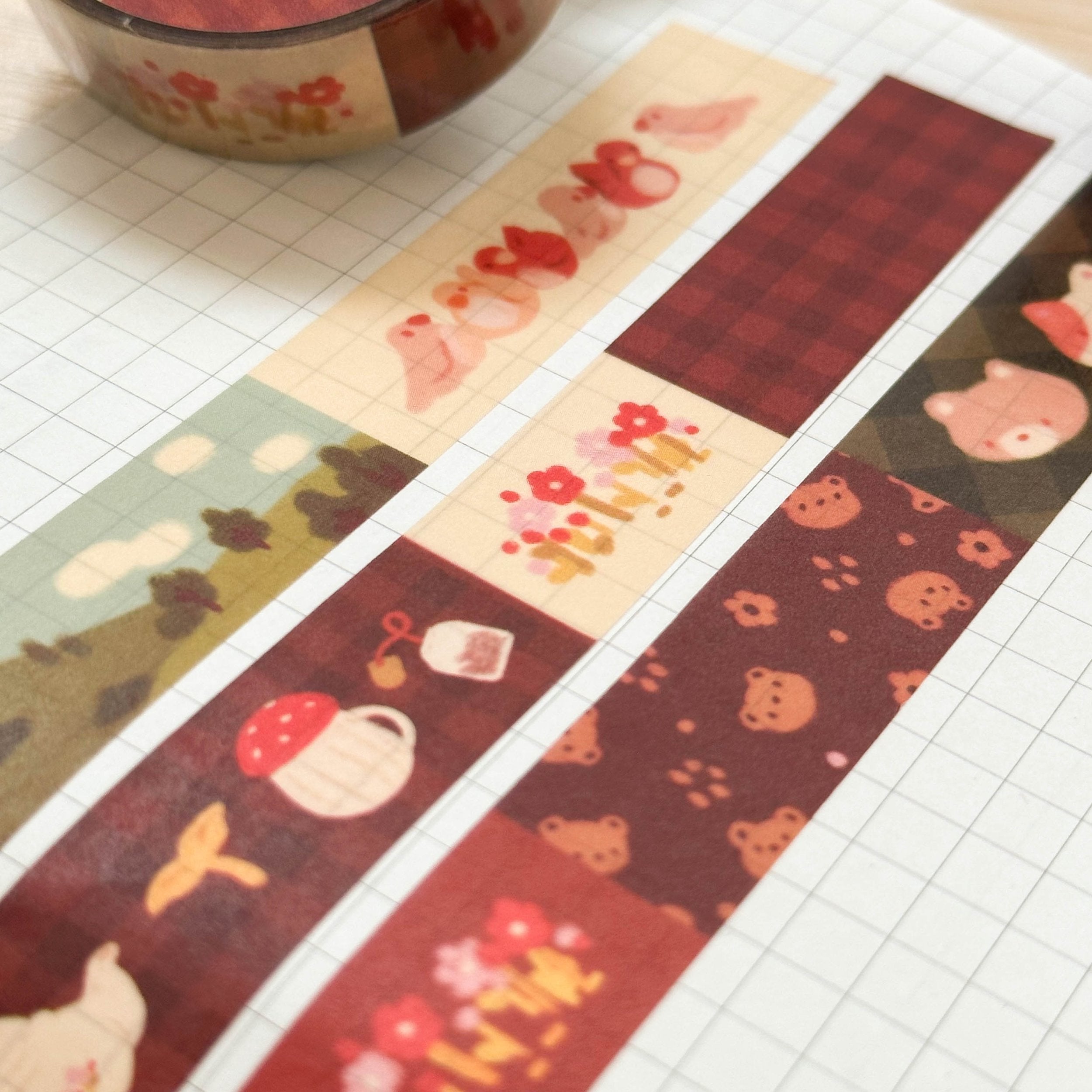 15mm Washi Tape | Cottagecore