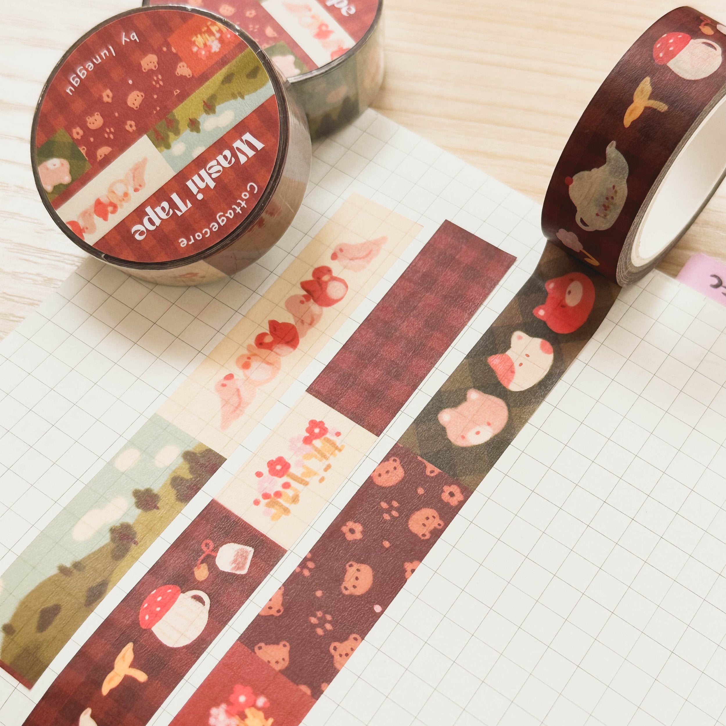 15mm Washi Tape | Cottagecore
