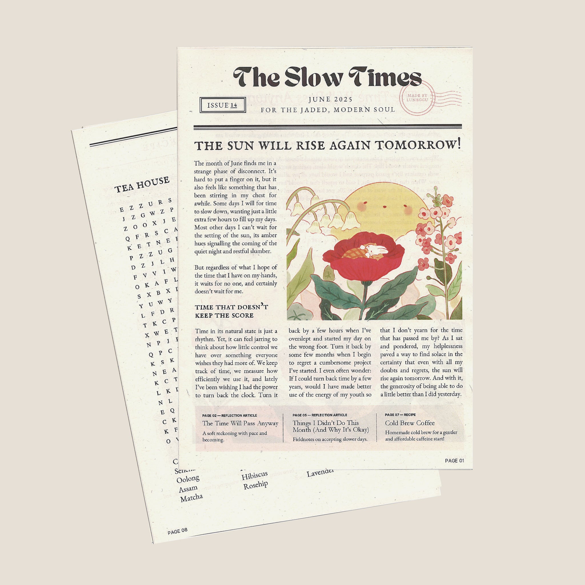 The Slow Times | Issue 14: The Sun Will Rise Again