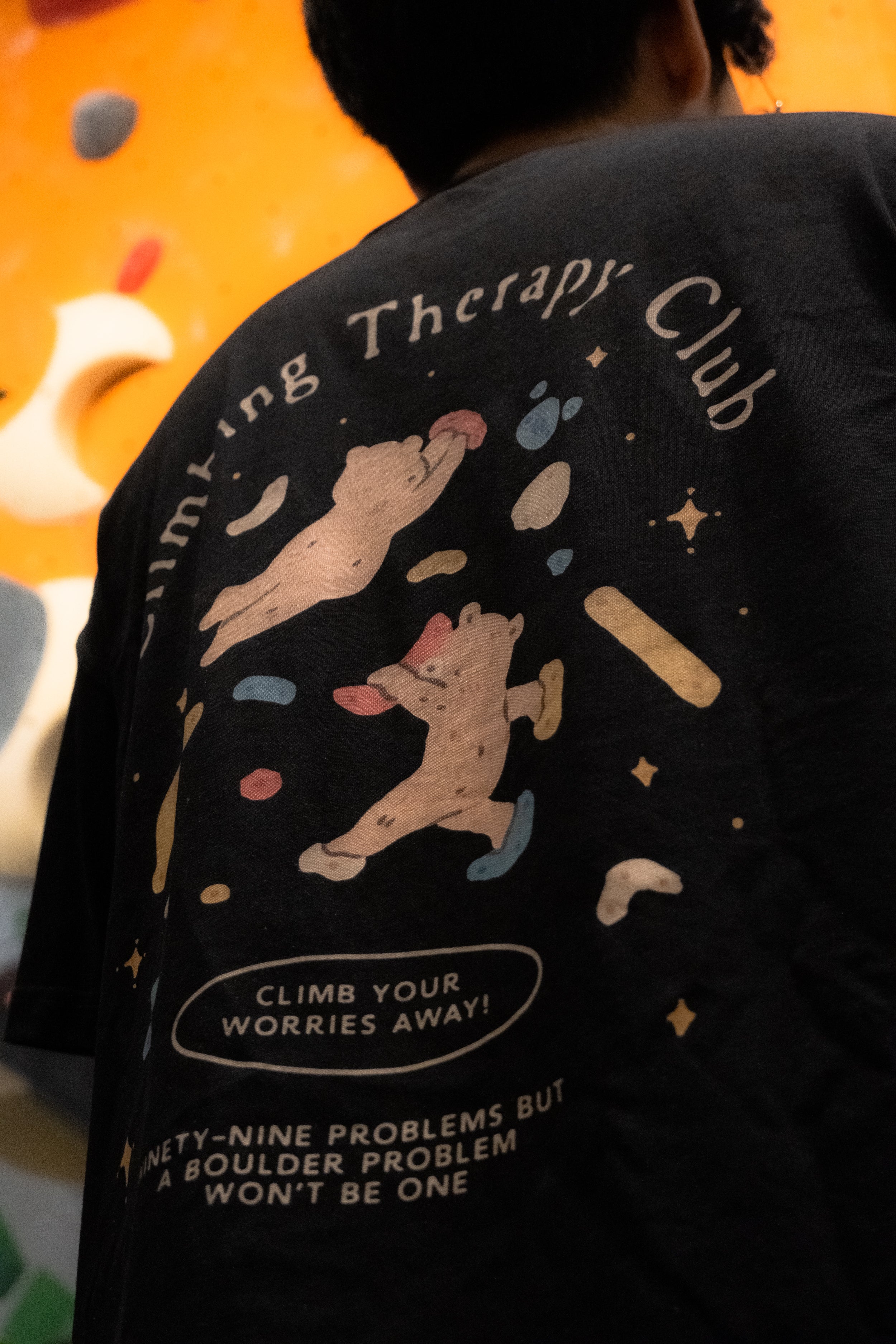 Climbing Therapy Club Oversized Shirt (Coal)