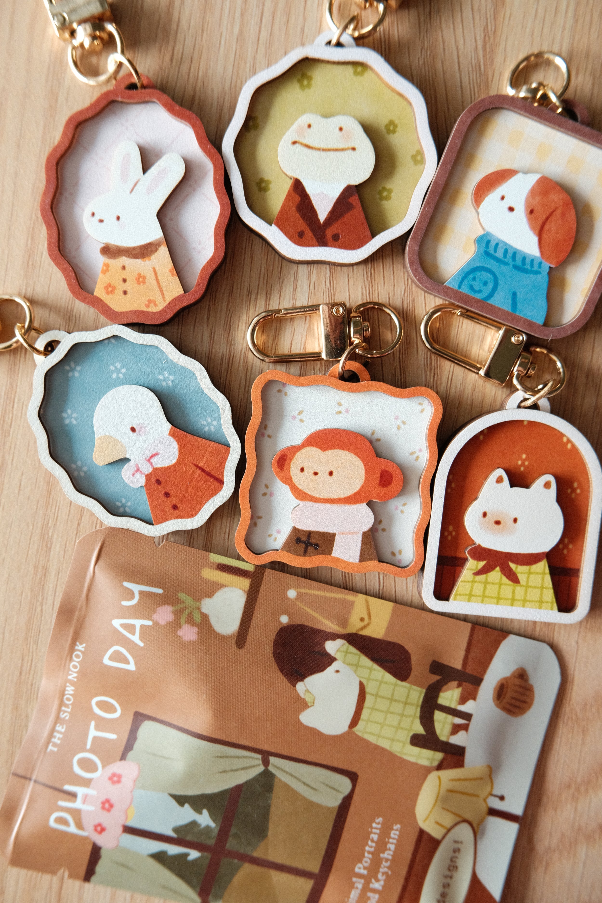 Blind Bag | Photo Day Wooden Keychain