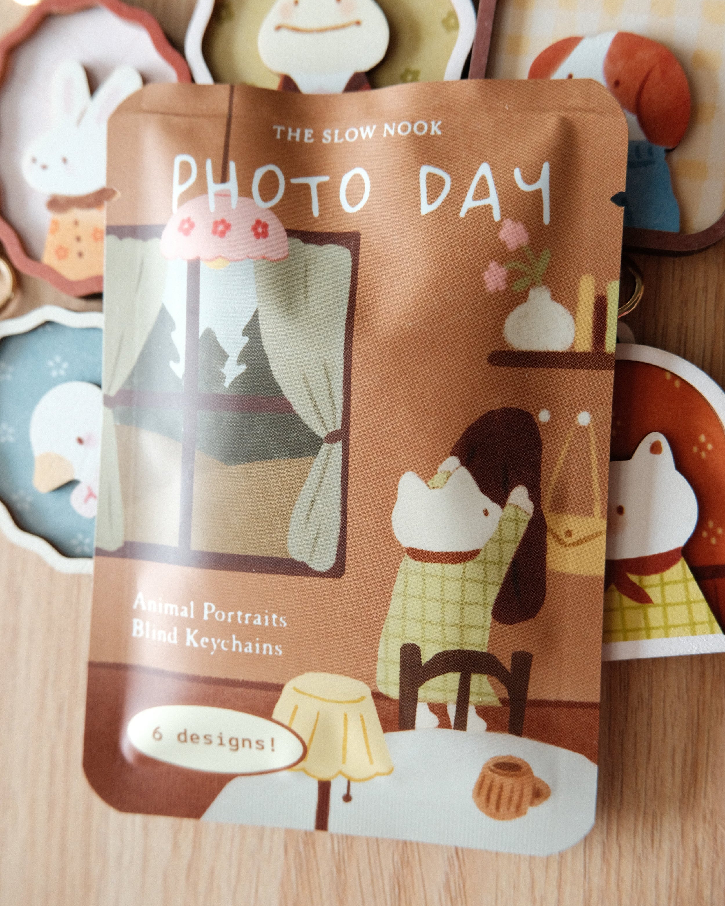 Blind Bag | Photo Day Wooden Keychain