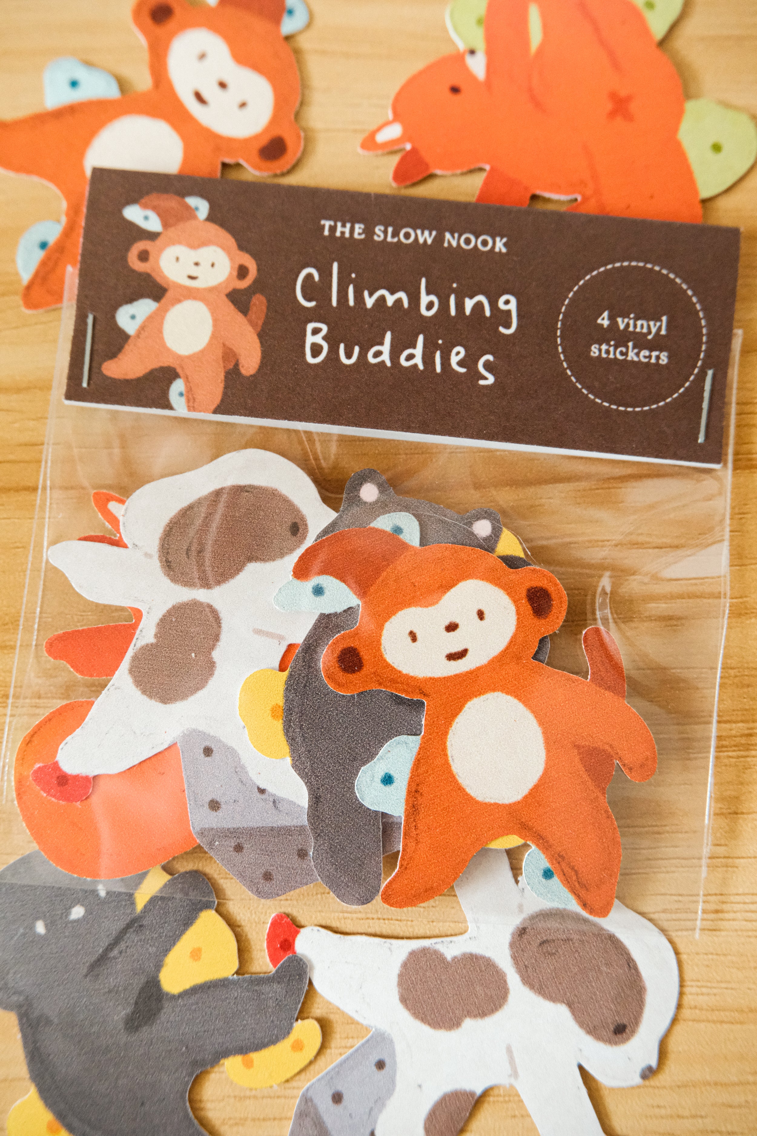 Set of 4 Stickers | Climb Buddies