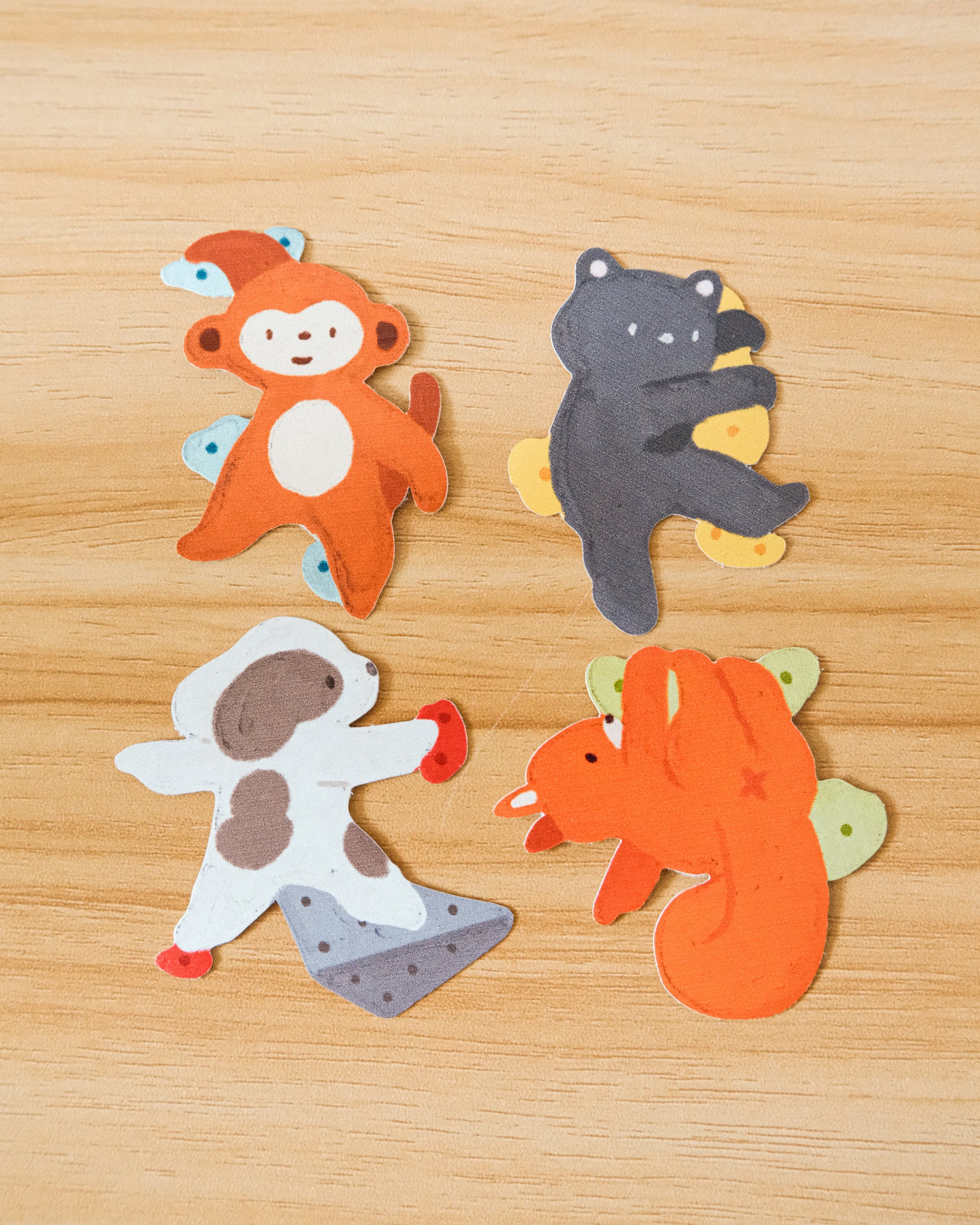 Set of 4 Stickers | Climb Buddies