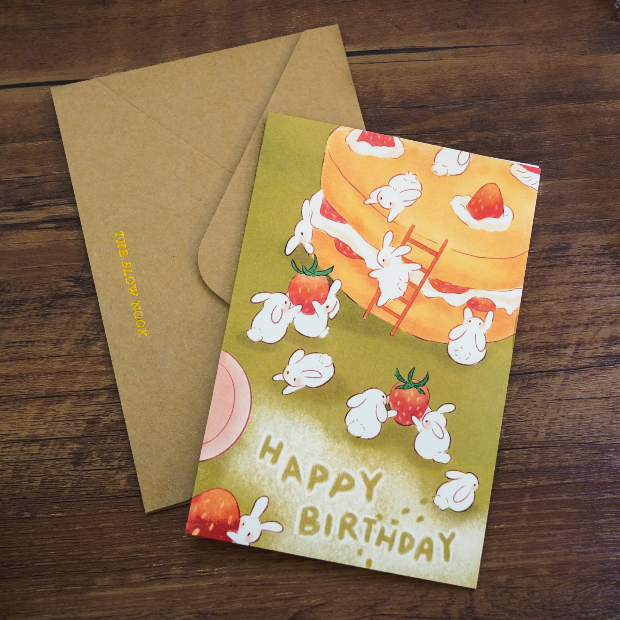 Greeting Card Set | Bunny Birthday Cake