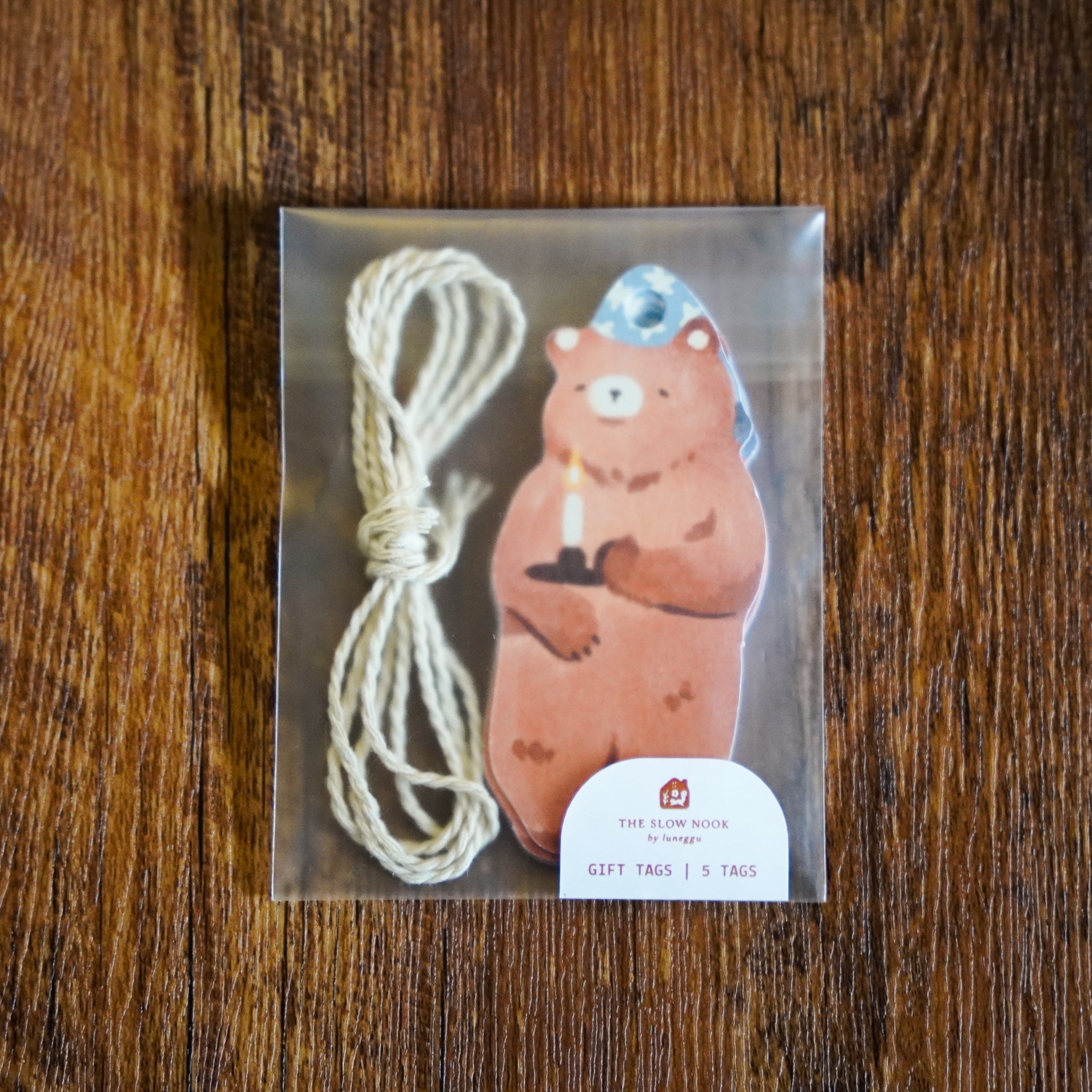 Gift Tag Set | Candlelight Slumber Bear