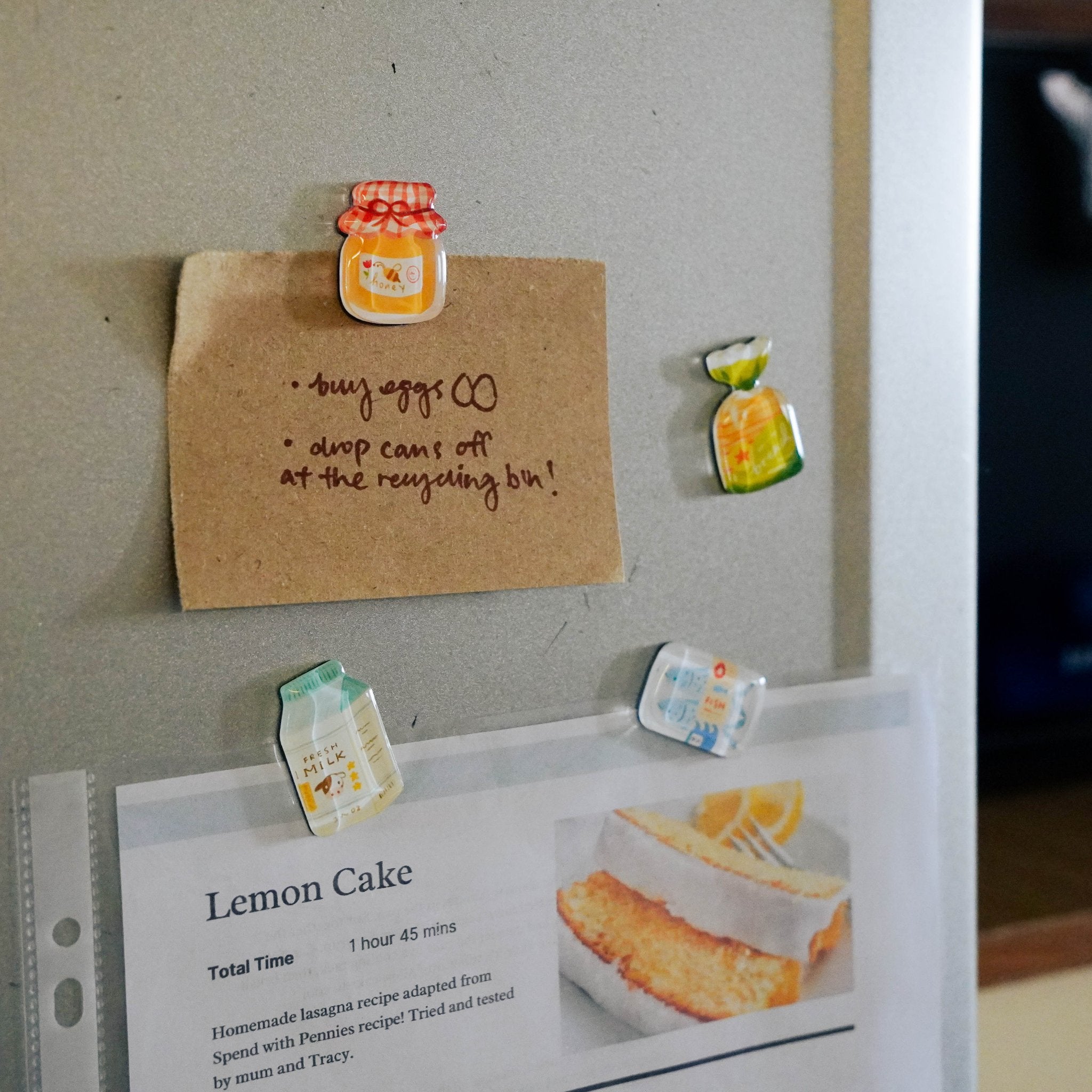 Mini Magnet Set | Groceries