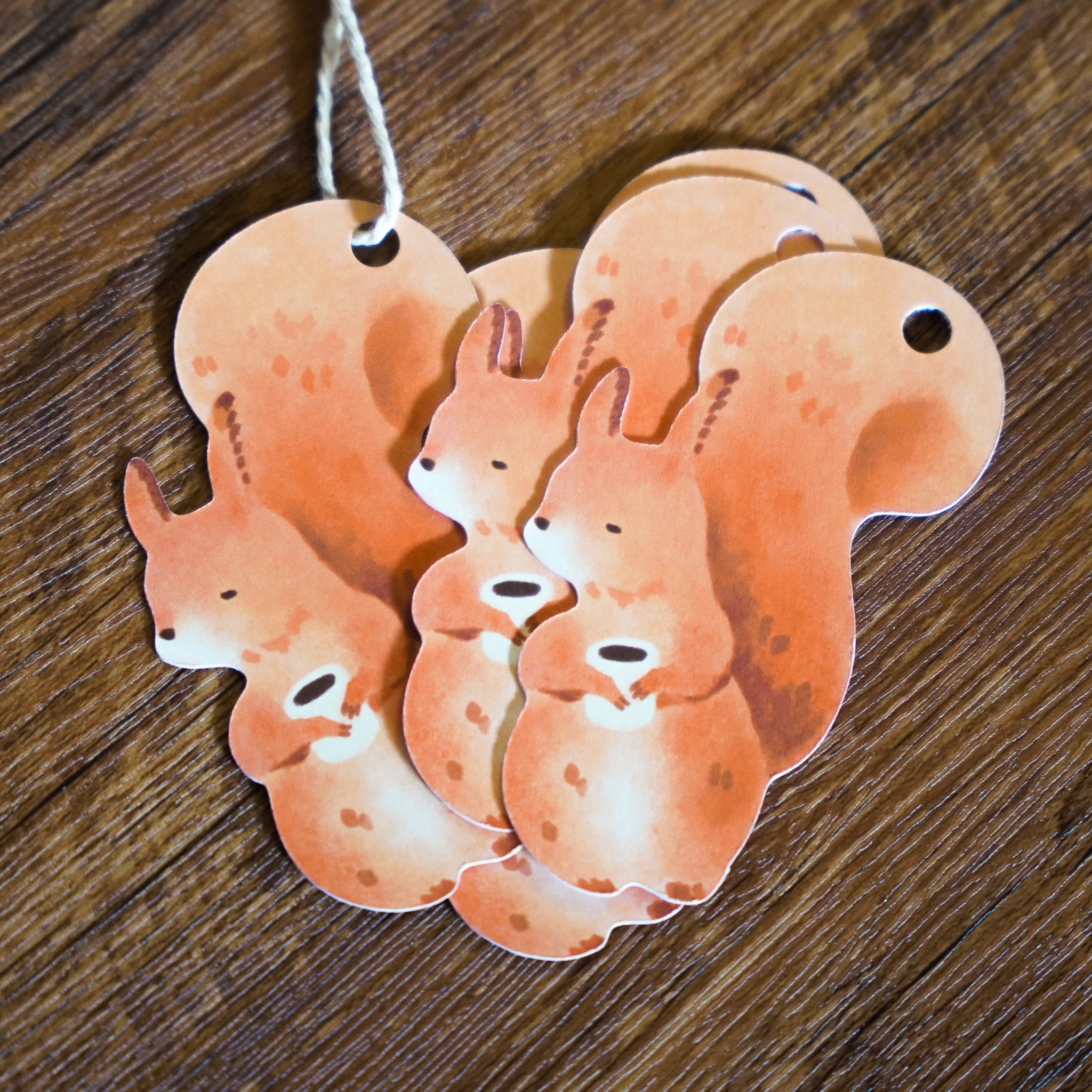 Gift Tag Set | Morning Brew Squirrel