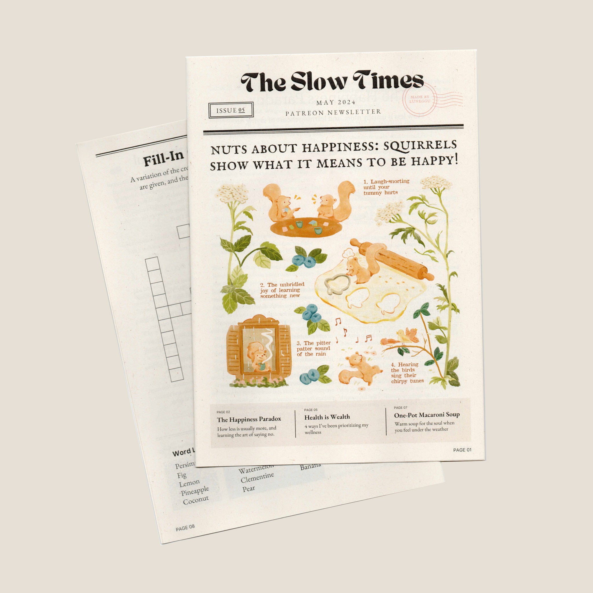The Slow Times | Issue 05: Nuts about Happiness