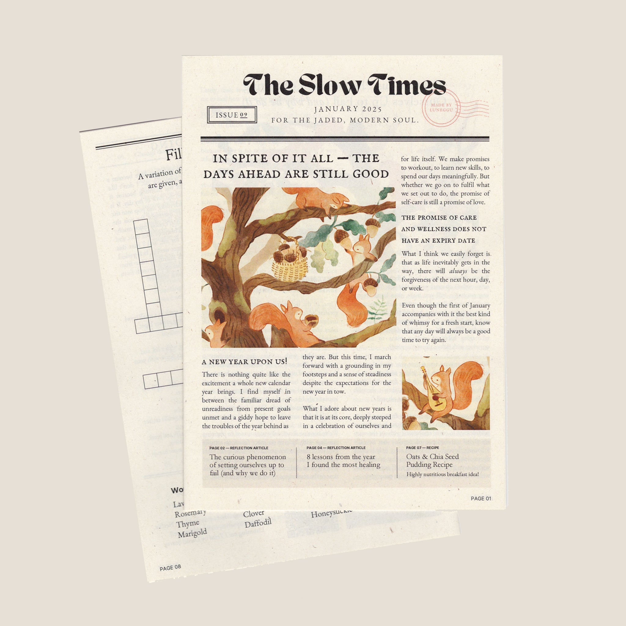 The Slow Times | Issue 09: The Days Ahead Are Still Good