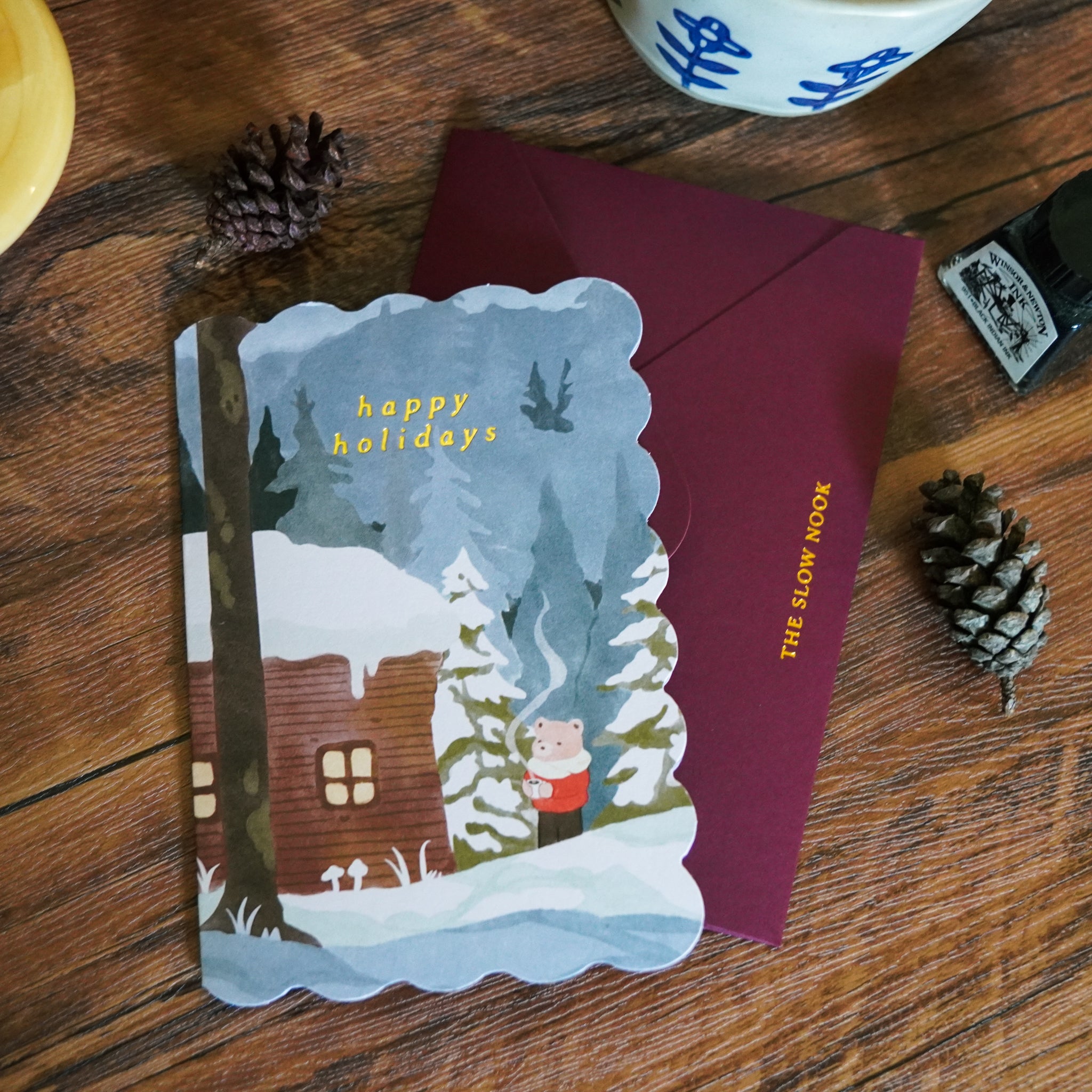 Greeting Card Set | Winter Mountains