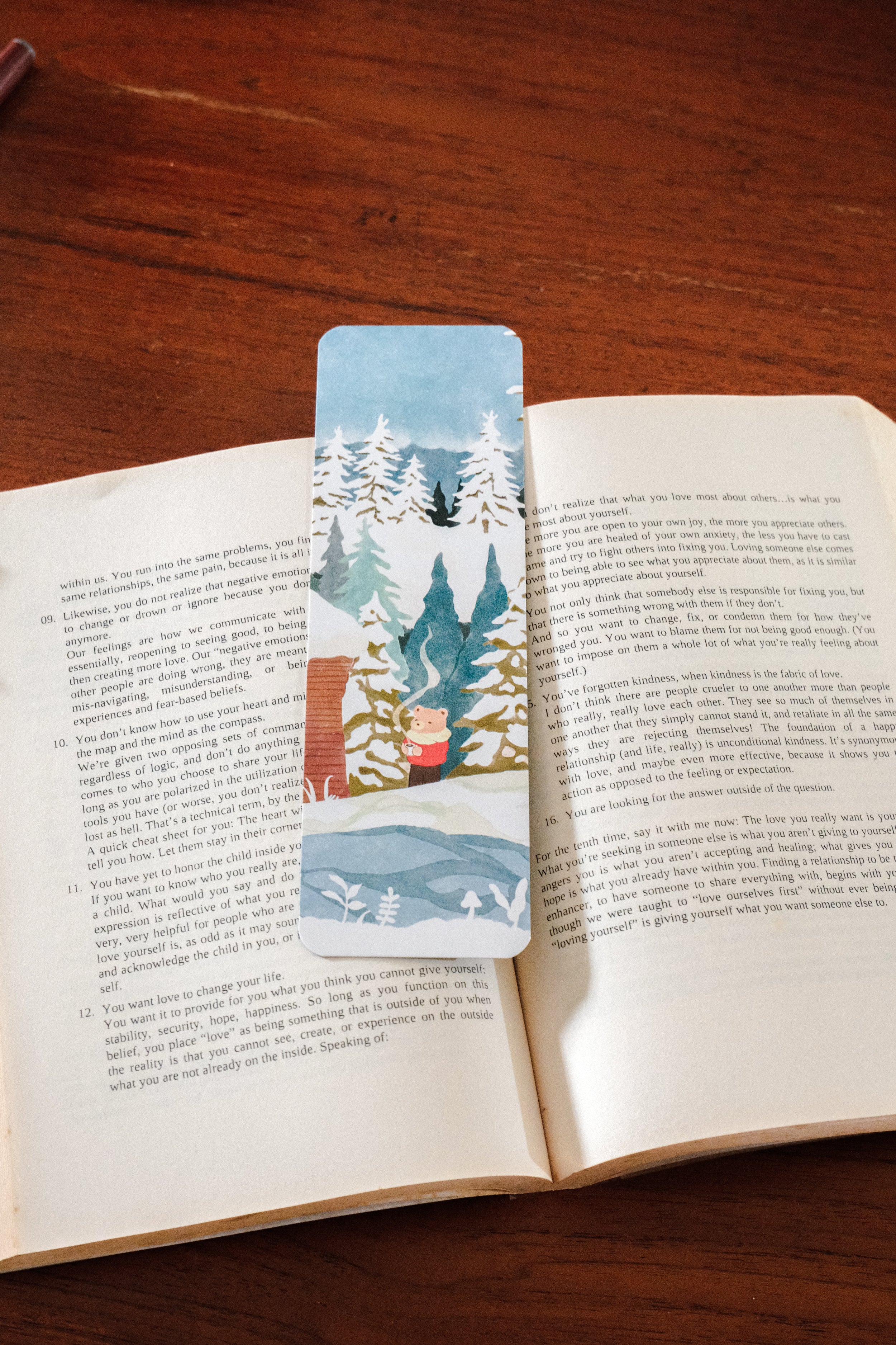 Bookmark | Winter Mountains