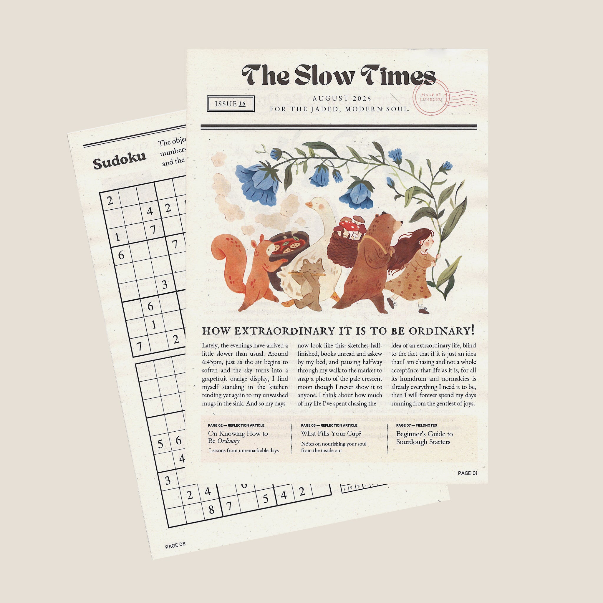 The Slow Times | Issue 16: How Extraordinary It Is To Be Ordinary!