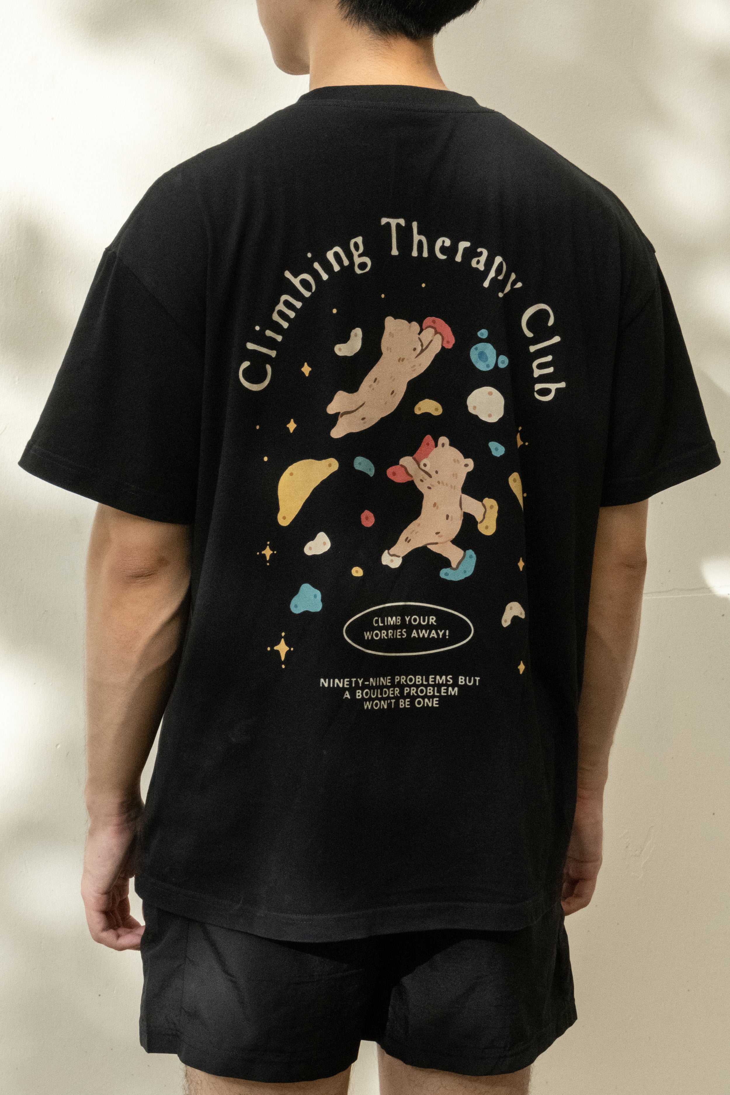 Climbing Therapy Club Oversized Shirt (Coal)